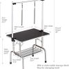 36" Professional Dog Pet Grooming Table Adjustable Heavy Duty Portable w/Arm & Noose & Mesh Tray